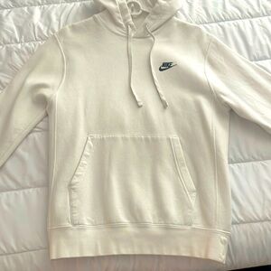 white nike hoodie